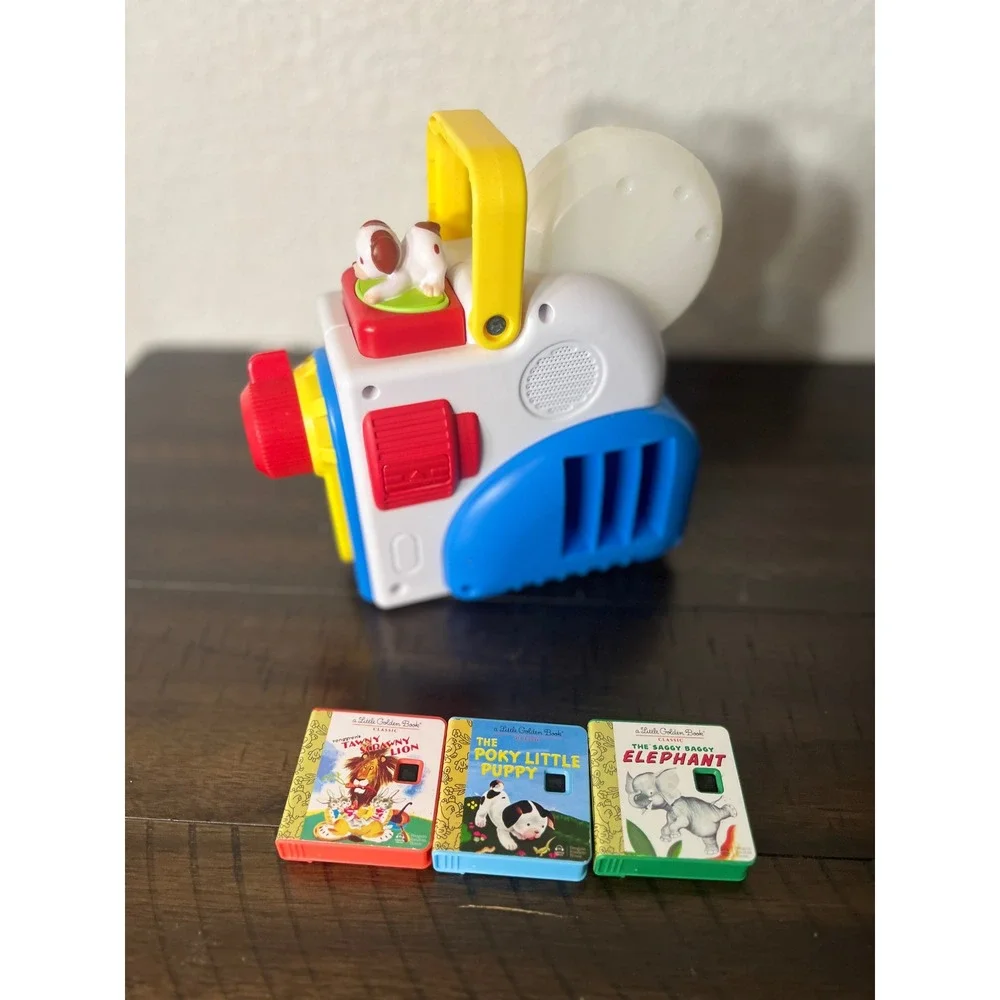Little Tikes Story Dream Machine Projector with 3 Little Golden Book Cartridges